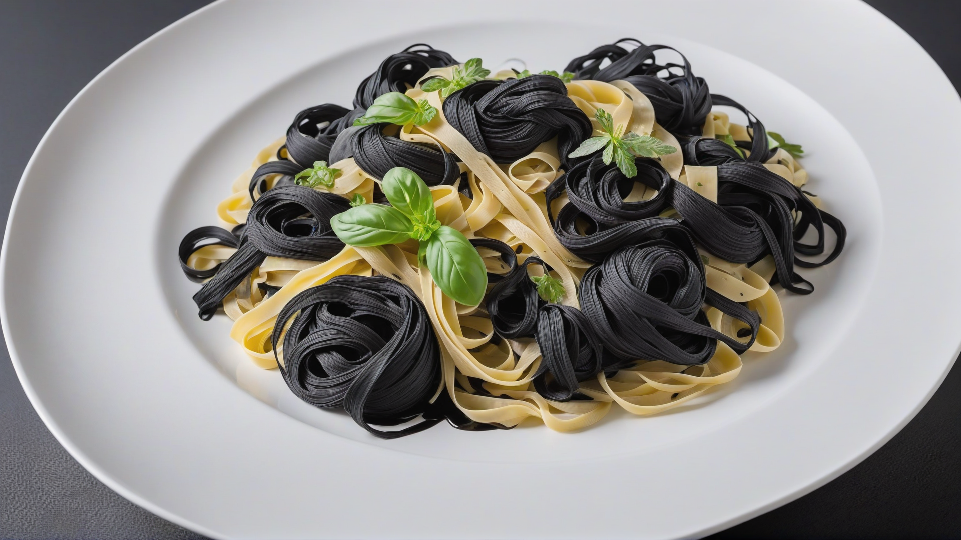 tagliolini al nero di seppia